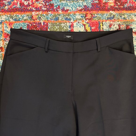 Express Editor Studio Stretch Twill Mid Rise Slim Trouser Pant - Picture 3 of 6